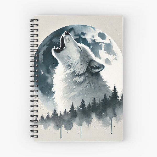 Item preview, Majestic wolf howling designed and sold by Giuseppe Cammino.