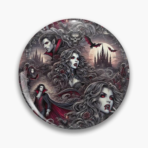 Item preview, Gothic Vampire Majesty - Matching, Seamlessly-Tiling Vampire Series designed and sold by Meta2Physical.