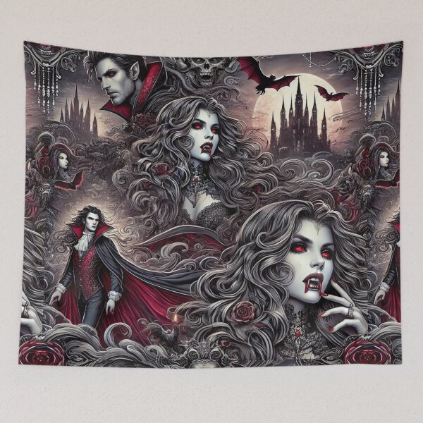Item preview, Gothic Vampire Majesty - Matching, Seamlessly-Tiling Vampire Series designed and sold by Meta2Physical.