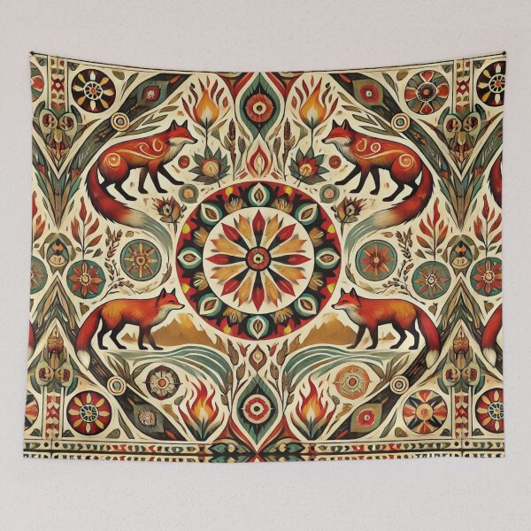 Item preview, Meskwaki Tribe: A Seamless Tribute to Fire and Resilience designed and sold by Meta2Physical.
