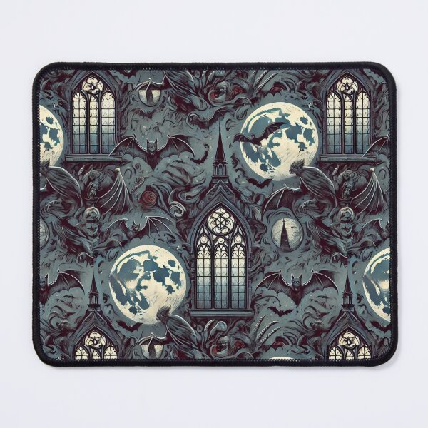 Item preview, Moonlit Cathedral Shadows - Matching, Seamlessly- Tiling Vampire Series designed and sold by Meta2Physical.