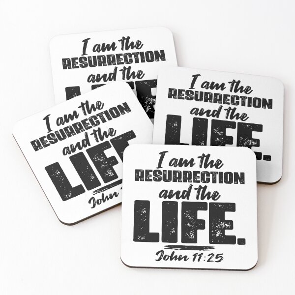 Item preview, John 11:25 I Am The Resurrection And The Life designed and sold by plushism.