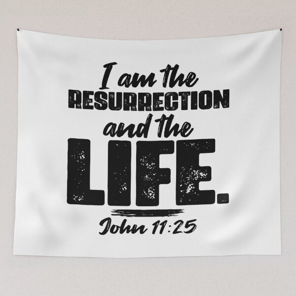 Item preview, John 11:25 I Am The Resurrection And The Life designed and sold by plushism.