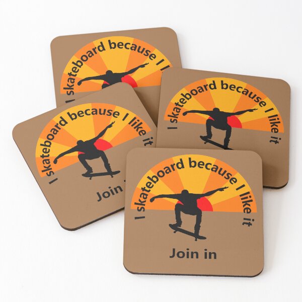 Item preview, Sport -  I skateboard because I like it - join me designed and sold by mikistudio.