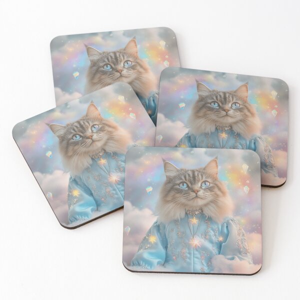 Item preview,   Whimsical Dreamy Siberian Cat designed and sold by Nocturne  Paws.