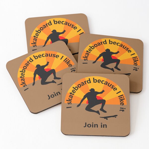 Item preview, Sport -  I skateboard because I like it - join me designed and sold by mikistudio.