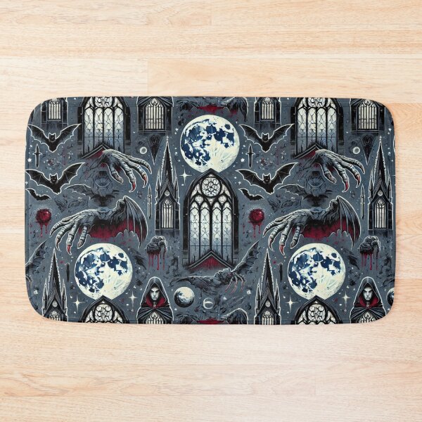Item preview, Nocturnal Cathedral Realms: Matching, Seamlessly-Tiling Vampire Series designed and sold by Meta2Physical.