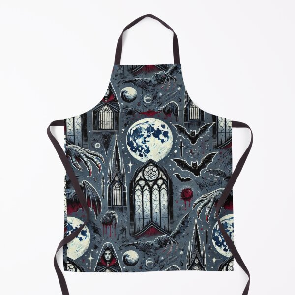 Item preview, Nocturnal Cathedral Realms: Matching, Seamlessly-Tiling Vampire Series designed and sold by Meta2Physical.