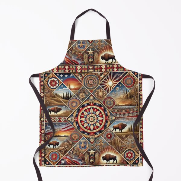 Item preview, Otoe Tribe: A Seamless Tiling Pattern Honoring Heritage and Spirit designed and sold by Meta2Physical.