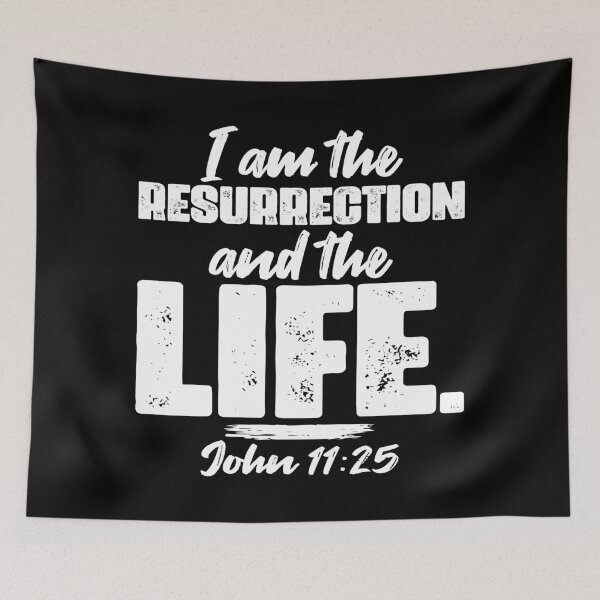Item preview, John 11:25 I Am The Resurrection And The Life designed and sold by plushism.