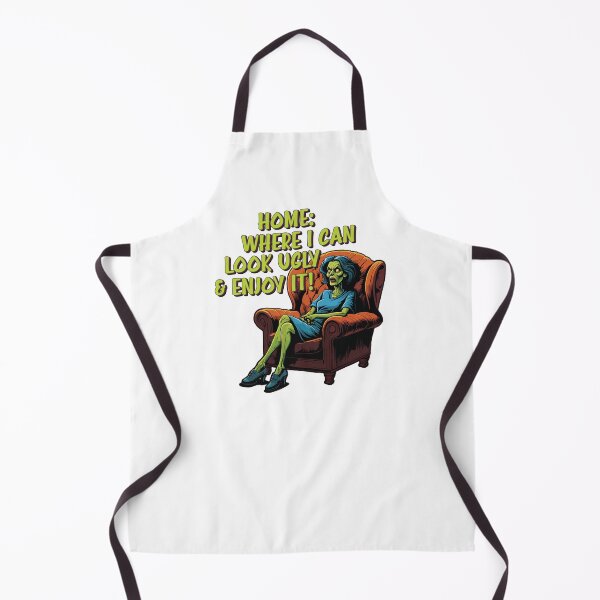 Item preview, Home: Where i can look ugly & enjoy it designed and sold by portokalis.