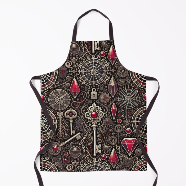 Item preview, Cryptic Keys and Jewels: A Treasure in the Matching, Seamlessly-Tiling Vampire Series designed and sold by Meta2Physical.