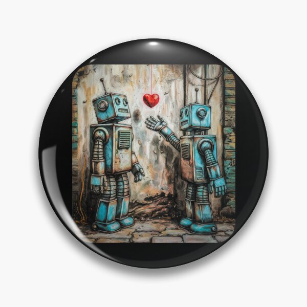 Item preview, Robot Love designed and sold by Angry Swan Designs.