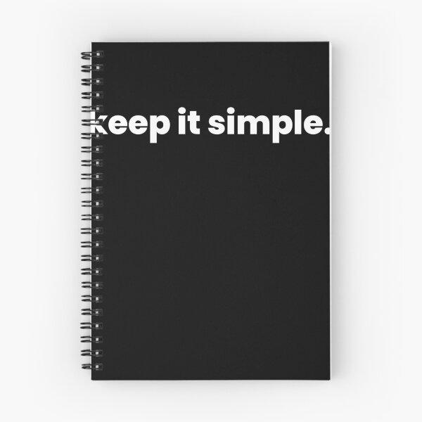 Item preview, Keep it simple, inspiration quote  designed and sold by redwolf92.