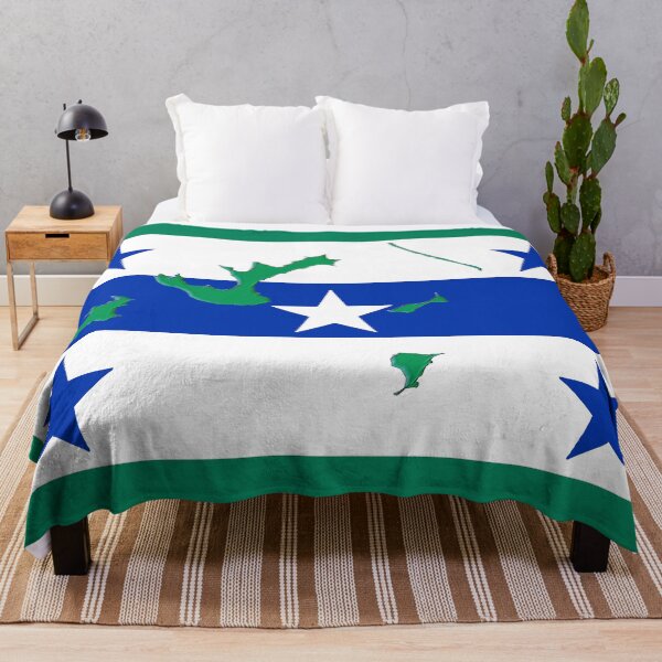Item preview, Gambier Islands Flag with Gambier Islands Map designed and sold by Havocgirl.