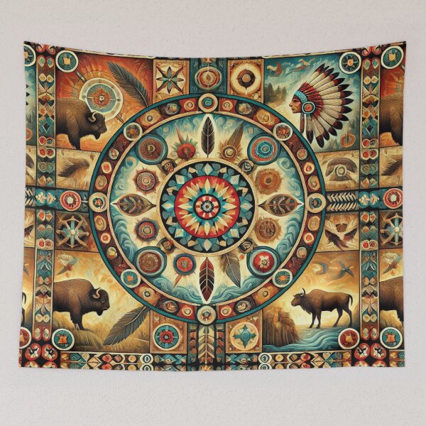 Item preview, Winnebago Tribe: A Seamless Tribute to Nature and Spirit designed and sold by Meta2Physical.