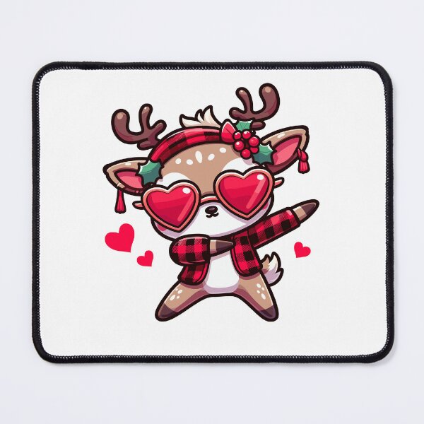 Item preview, Dabbing Dance Reindeer Heart Sunglasses designed and sold by Artistoos.