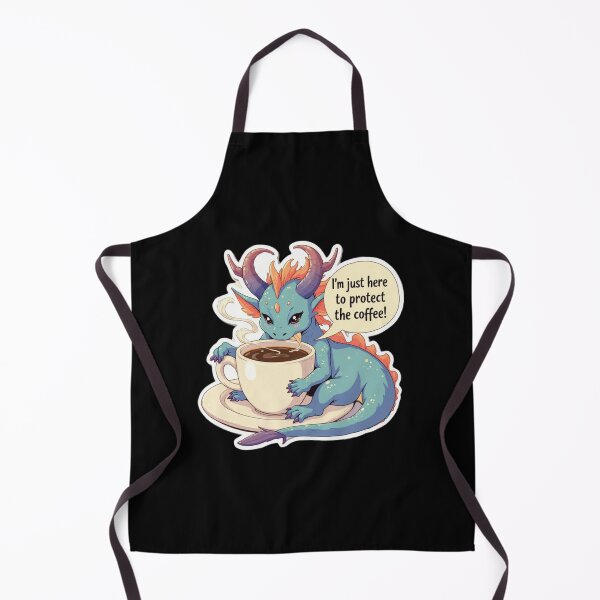 Item preview, I'm just here to protect the coffee! designed and sold by Sticker-Crafts.