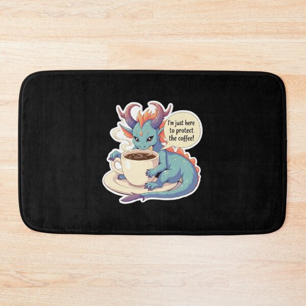 Item preview, I'm just here to protect the coffee! designed and sold by Sticker-Crafts.