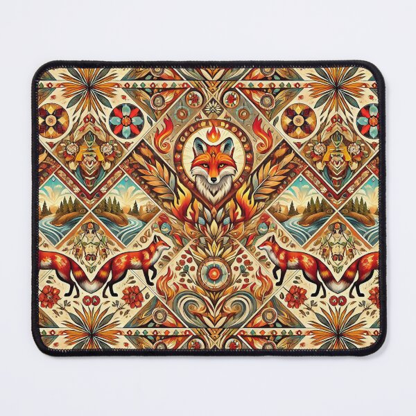 Item preview, Fox Tribe (Meskwaki): A Perfectly Seamless Tiling Tribute designed and sold by Meta2Physical.