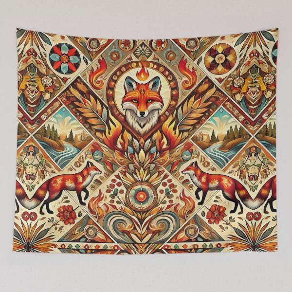 Item preview, Fox Tribe (Meskwaki): A Perfectly Seamless Tiling Tribute designed and sold by Meta2Physical.