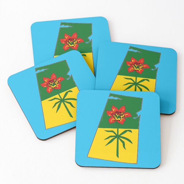Item preview, Saskatchewan, Canada Map with Saskatchewanian Flag designed and sold by Havocgirl.