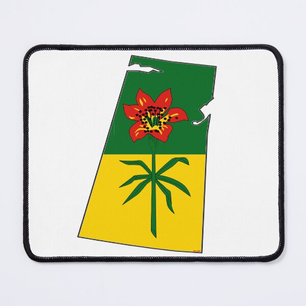 Item preview, Saskatchewan, Canada Map with Saskatchewanian Flag designed and sold by Havocgirl.