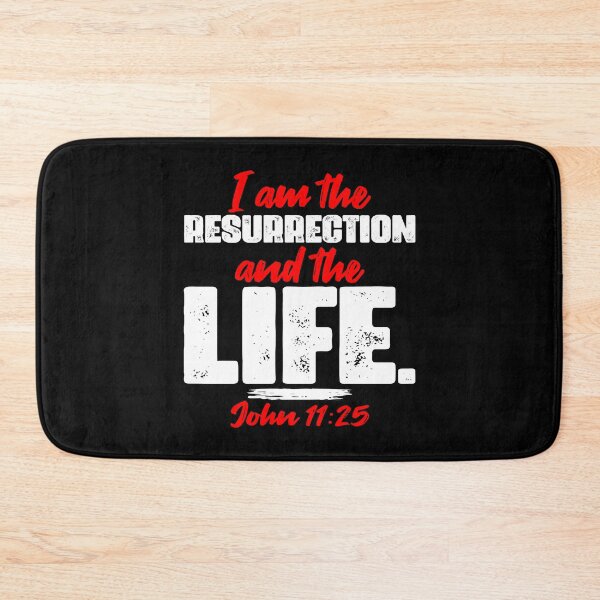 Item preview, John 11:25 I Am The Resurrection And The Life designed and sold by plushism.