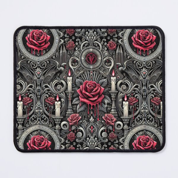 Item preview, Roses of Blood and Flame: A Signature in the Matching, Seamlessly-Tiling Vampire Series designed and sold by Meta2Physical.