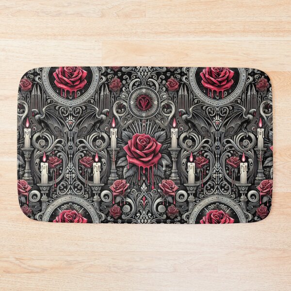 Item preview, Roses of Blood and Flame: A Signature in the Matching, Seamlessly-Tiling Vampire Series designed and sold by Meta2Physical.