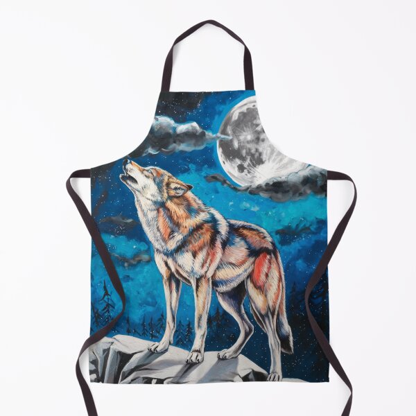 Item preview, Contemporary Art - Wolf Howling At The Moon designed and sold by CanvasCarousel.