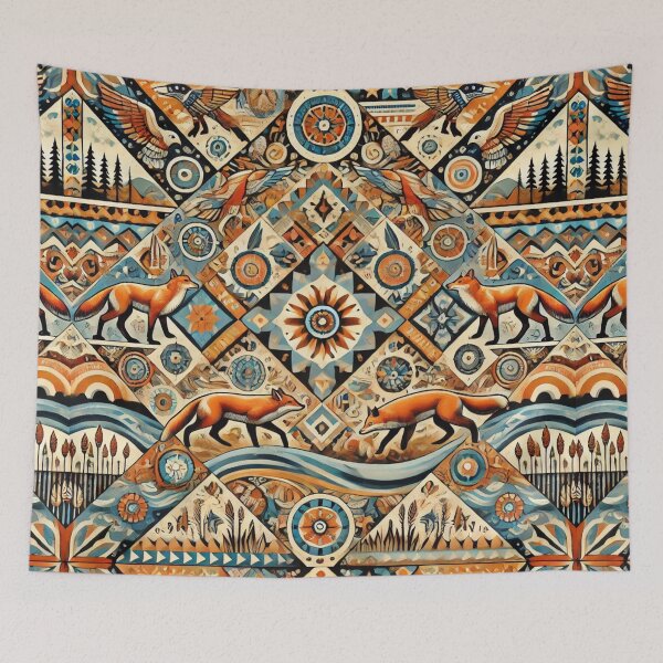 Item preview, Sauk Tribe: A Perfectly Seamless Tiling Tribute to Resilience designed and sold by Meta2Physical.