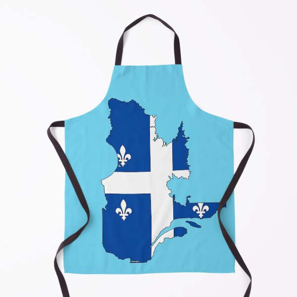 Item preview, Quebec Map with Quebecer Flag designed and sold by Havocgirl.