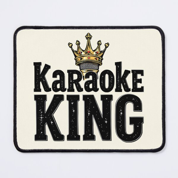Item preview, Karaoke King: Microphone with Crown designed and sold by Jollys-ArtShop.