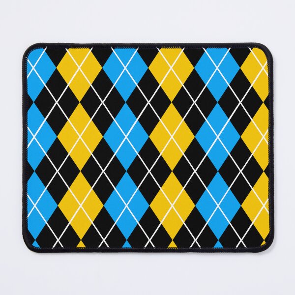 Item preview, Blue Yellow Argyle Pattern Design designed and sold by PatternTitan.