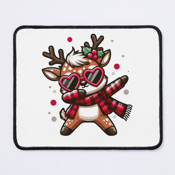 Item preview, Dabbing Dance Reindeer Heart Sunglasses designed and sold by Artistoos.