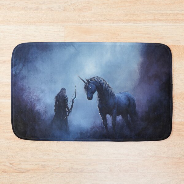 Item preview, Moonlit Encounter: The Archer and the Unicorn designed and sold by LemurianPortals.