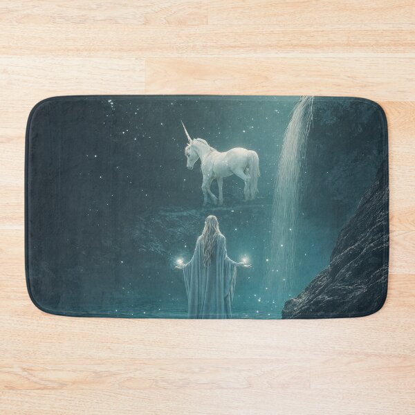 Item preview, Moonlit Encounter: The Unicorn of Avalon designed and sold by LemurianPortals.