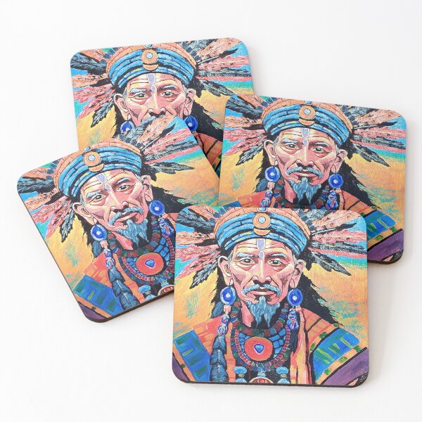 Artikelvorschau, Schamane, Zauberer, Amulett, Schutz entworfen und verkauft von DonnaBlankaArt.