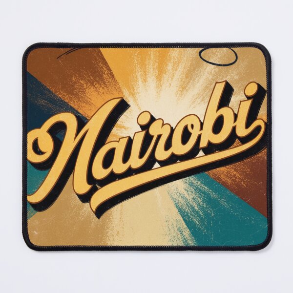 Item preview, Greetings from Nairobi Africa Vintage Travel Retro Postcard Design designed and sold by TravelPostcardGems.