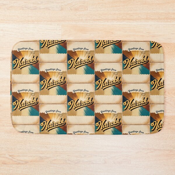 Item preview, Greetings from Nairobi Africa Vintage Travel Retro Postcard Design designed and sold by TravelPostcardGems.