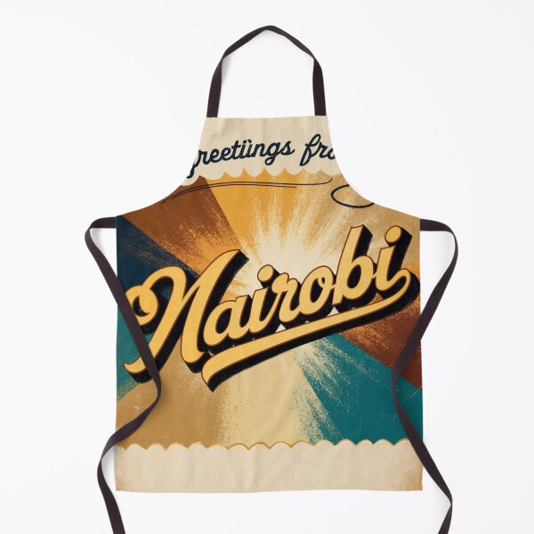 Item preview, Greetings from Nairobi Africa Vintage Travel Retro Postcard Design designed and sold by TravelPostcardGems.