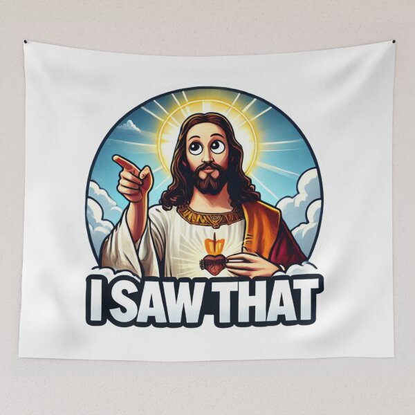 Item preview, Jesus I Saw That - Playful Meme Design designed and sold by Nauert's.
