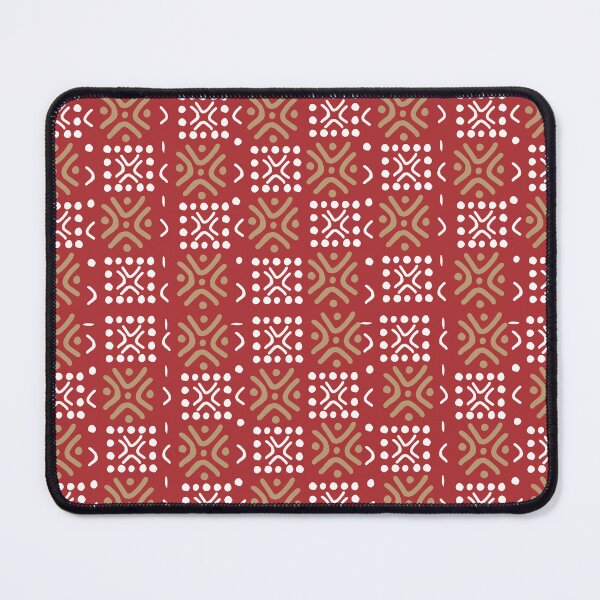 Item preview, African patterns – BOGOLAN red designed and sold by Wolagno.