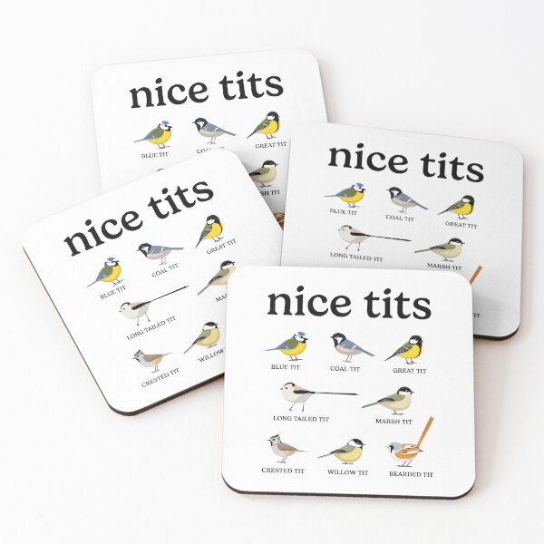 Item preview, Nice Tits Ornithology Funny Bird Watching designed and sold by RareBunny.