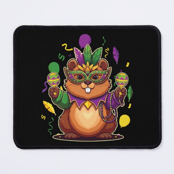 Item preview, Groundhog Mardi Gras Day 2025 Funny Gift for Kids Girls Boys Men Women designed and sold by JUSTBEELEGANT.