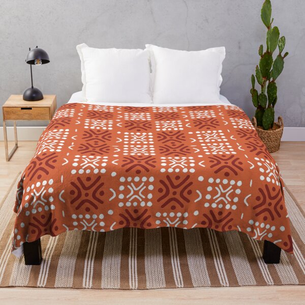 Item preview, Patrones africanos – BOGOLAN naranja designed and sold by Wolagno.