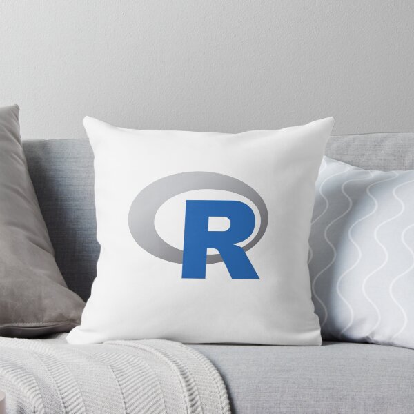 Item preview, R Official Logo Programming Language Pullover Hoodie designed and sold by Rainwater Merch.