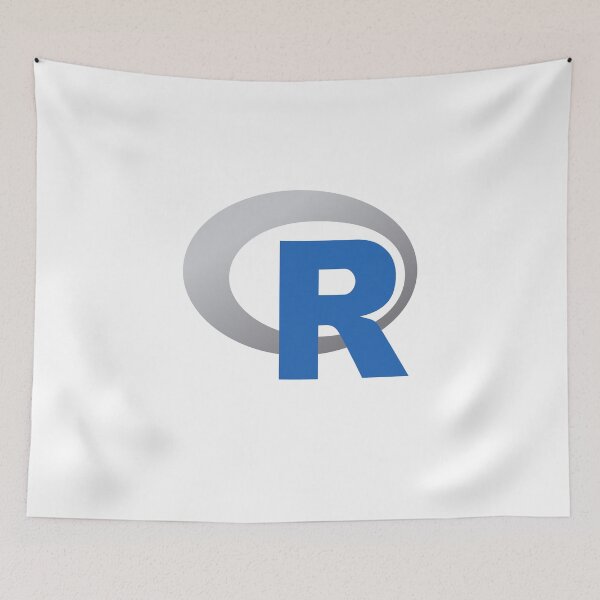 Item preview, R Official Logo Programming Language Pullover Hoodie designed and sold by Rainwater Merch.