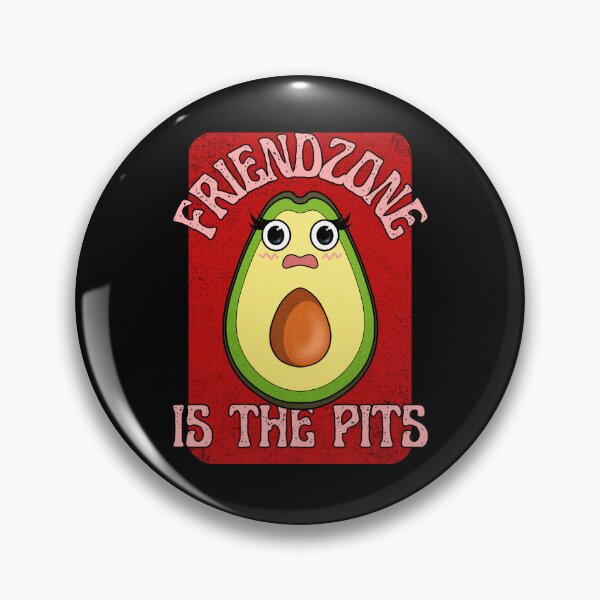 Item preview, Friendzone Is The Pits | Avocado Valentines Day designed and sold by ObsidianDaz.